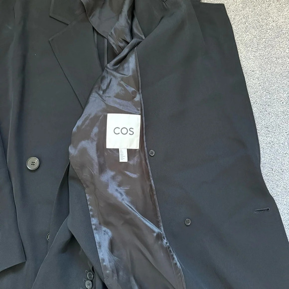 COS Oversized Draped Double Breasted Blazer - Picture 10 of 11